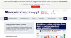 Desktop Screenshot of obserwatorfinansowy.pl